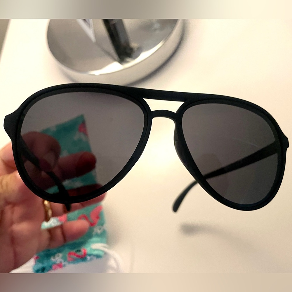 goodr Mach G Operation Blackout Aviator Sunglasses - Polarized Lens
